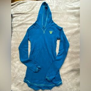 Nike Women's Teal Long Sleeve Hoodie